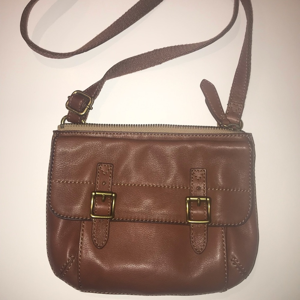 Brown Fossil crossbody purse